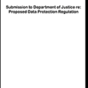 Department of Justice Data Protection Regulation