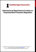 Department of Justice Data Protection Regulation