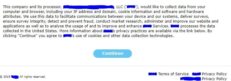 Example of a privacy policy