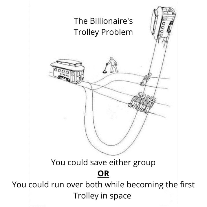 the billionaire's trolley problem
